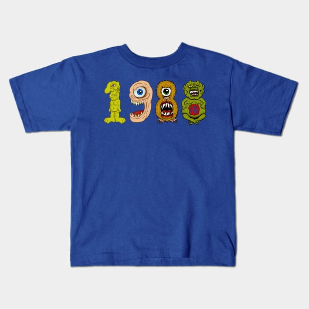 1988 Kids T-Shirt by MalcolmKirk